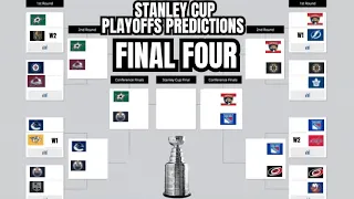 My FINAL FOUR Stanley Cup Playoffs 2024 Predictions | NHL Conference Final Picks