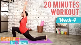 Week 4 – Flexibility and Toning the Core | Get Fit in 5 Weeks | Yogalates With Rashmi