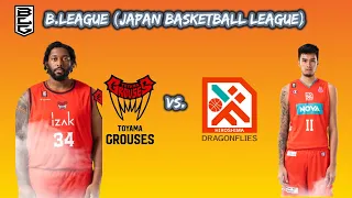Toyama Grouses vs. Hiroshima Dragonflies - B.League (Japan Professional Basketball League)