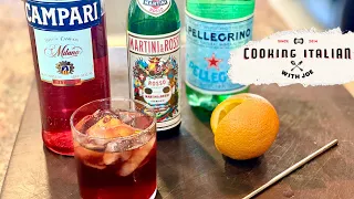 The Perfect Americano Italian Cocktail | Cooking Italian with Joe