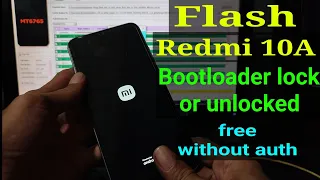 Flash Xiaomi Redmi 10A || Redmi 10A flash sp flashtool