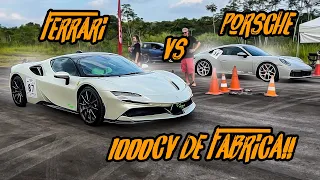 FERRARI SF90 DE 1000 CAVALOS ACELERANDO FORTE!!🔥🚀 BMW M3 G80 STG2