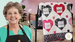 Make a "Lovely Words" Quilt with Jenny Doan of Missouri Star (Video Tutorial)