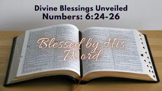 Verse Of The Day |  Today's Verse : Numbers 6:24-26 | Divine Blessings Unveiled