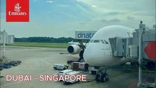 EMIRATES AIRLINES | DUBAI TO SINGAPORE | AIRBUS A380-800