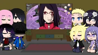 sasusaku,naruhina+kawasumi e borusara ✨react to memes de sarada✨ sad,ships etc...