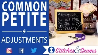 Common Fit Adjustments for Petites