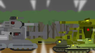 break through the forest | Cartoon About Tank