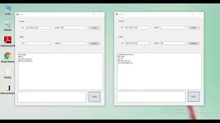 Client Server programming in C# (Chat application)