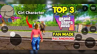 GTA 6 FAN MADE Games For ANDROID - TOP 3 Games Like GTA VI - Ultra Realistic Graphics