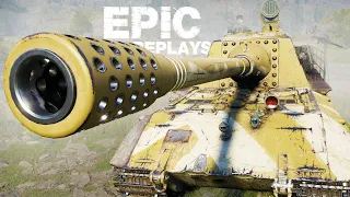 WoT 🎬 Epic Replays / Jagdpanzer E 100 / TVP 100 / Object 703 II / Leopard 1