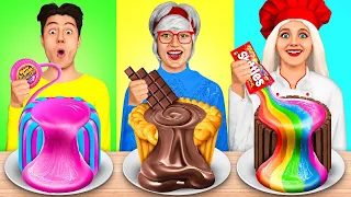 Me vs Grandma Cooking Challenge | Cake Decorating Food Situations by MEGA GAME