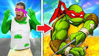 Upgrading Human To NINJA TURTLE In GTA 5!