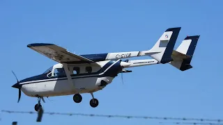 Cessna 337G Super Skymaster C-GIGB Touch And Go Runway 29