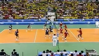 1992 Olimpíadas Brasil x Cuba 1º set