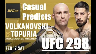 UFC 298 Main Card Breakdown & Predictions | Volkanovski vs Topuria - Ian Garry Vs Geoff Neal
