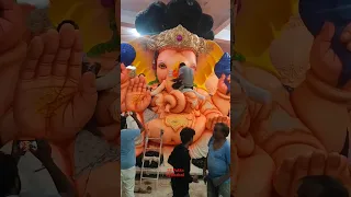 #short #shorts Biggest Ganesh Idol Making Video 2023 | Laxmi Narayan Singh Kalakar Dhoolpet HYD 2023