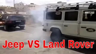 Jeep VS Land Rover - Tug of war