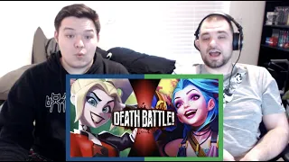 HARLEY QUINN VS JINX | DEATH BATTLE REACTION!