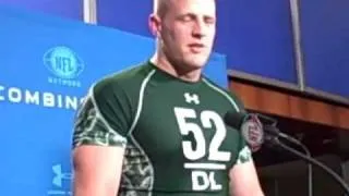 JJ Watt at the 2011 NFL Scouting Combine