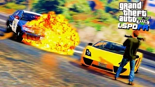 Полицейские Будни в GTA 5 - НАПАДЕНИЕ НА КОПА. ПОБЕГ. СТРИТРЕЙСЕРЫ.