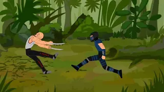 MORTAL KOMBAT (BARAKA VS sub-zero)FIGHT SCENE MORTAL KOMBAT FIGHT SCENE PART 1/5