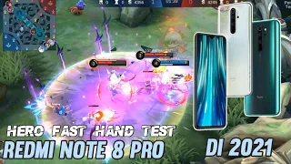 REDMINOTE8PRO DI 2021- 2022 || LING TEST MOBILE LEGEND .