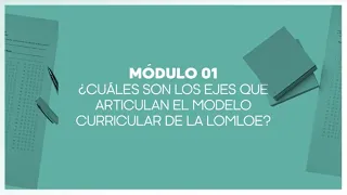 Paso a paso: ¿Cuáles son los ejes que articulan el modelo curricular de la LOMLOE?