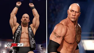 WWE 2K23 - Stone Cold Vs The Rock FULL GAMEPLAY (PS5)