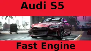 Nfs Heat fast engine Audi S5 3.0 3.9 4.0 4.9 5.0 5.2 6.2 6.5 8.4 0-100 Km/H acceleration