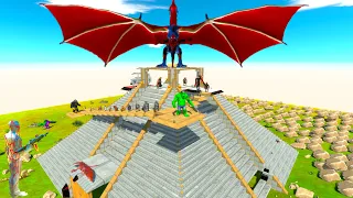 ! DEADLY PARKOUR! FPS PERSPECTIVE In SPIDERMAN DRAGON  PYRAMID - ARBS