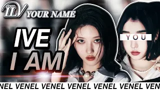 IVE - I AM | YOU as A Member OT7 | Karaoke + Color Coded Lyrics + Line Distribution