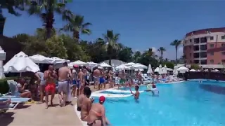 Palmeras Beach 2017 Konakli Alanya Pool game Animation