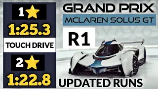 Asphalt 9 | McLaren SOLUS GT Grand Prix | Round 1 Touch Drive 1 star 2 star | Castle Crest Tuscany