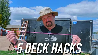5 Deck Building Hacks || Dr Decks