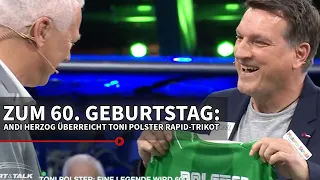 Die fast perfekte Geburtstagsüberraschung für Toni Polster | Sport und Talk aus dem Hangar-7