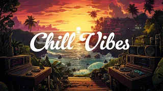 Lofi Jazz📚 💚Lofi nature sounds🎵Lagoon Vibes~ 😌 Calm sunset lofi & Chill Beats 🌅