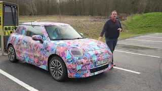 The eectric Mini Cooper SE (2024): First Prototype Drive Test Video Review