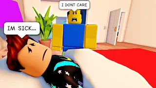 I FAKED Being SICK to SKIP SCHOOL..(Roblox Story)