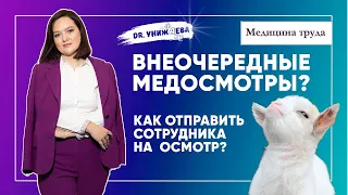 КАК ОТПРАВИТЬ СОТРУДНИКА НА МЕДОСМОТР! Внеочередные медицинские осмотры.