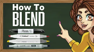 How to Blend Alcohol Markers for Beginners!