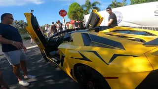 YELLOW AVENTADOR