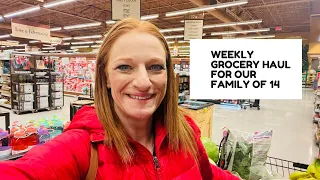 FAMILY OF 14 WEEKLY GROCERY HAUL