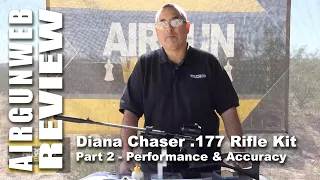 AIRGUN REVIEW - Diana Chaser Rifle Kit CO2 Pistol / Rifle Combo P2 - Performance numbers & Accuracy