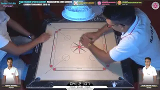 CARROM | JALALUDDIN MULLA (SATARA) VS MANOJ KAMBLE (MUMBAI) | 7th & 8th (MS)