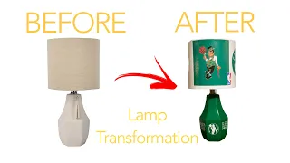 Easy Boston Celtics Lamp Transformation