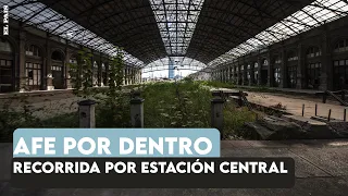 Recorrida por Estación Central de AFE en Montevideo: cómo está por dentro y por qué está abandonada