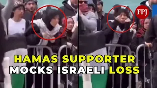 Incredible Footage: Hamas Supporter Mocks and Spits on Israeli Casualty