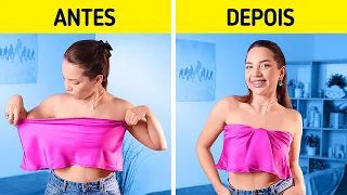 Maquiagem de beleza feminina com Hacks e Artesanato