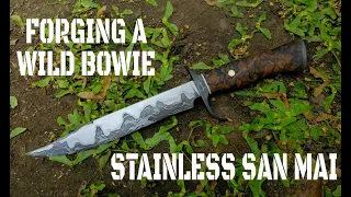 Forging a Wildly Cool Bowie Knife!